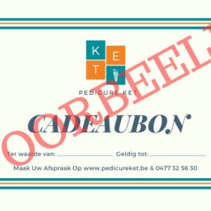 Cadeaubon pedicure in Hasselt