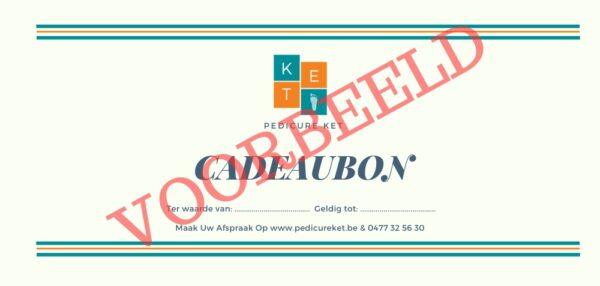 Cadeaubon pedicure in Hasselt